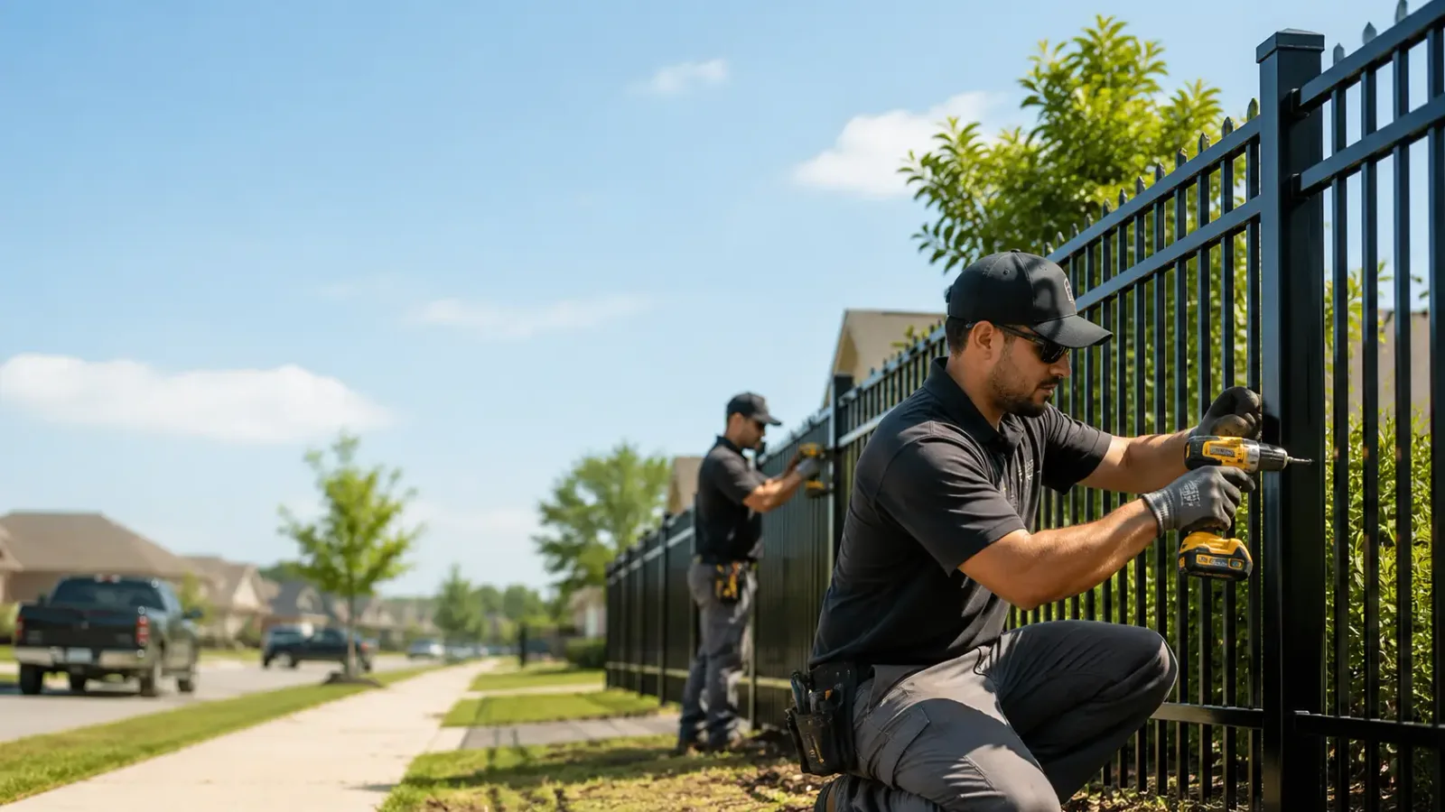 Metal Fence Installation in Columbus, AR